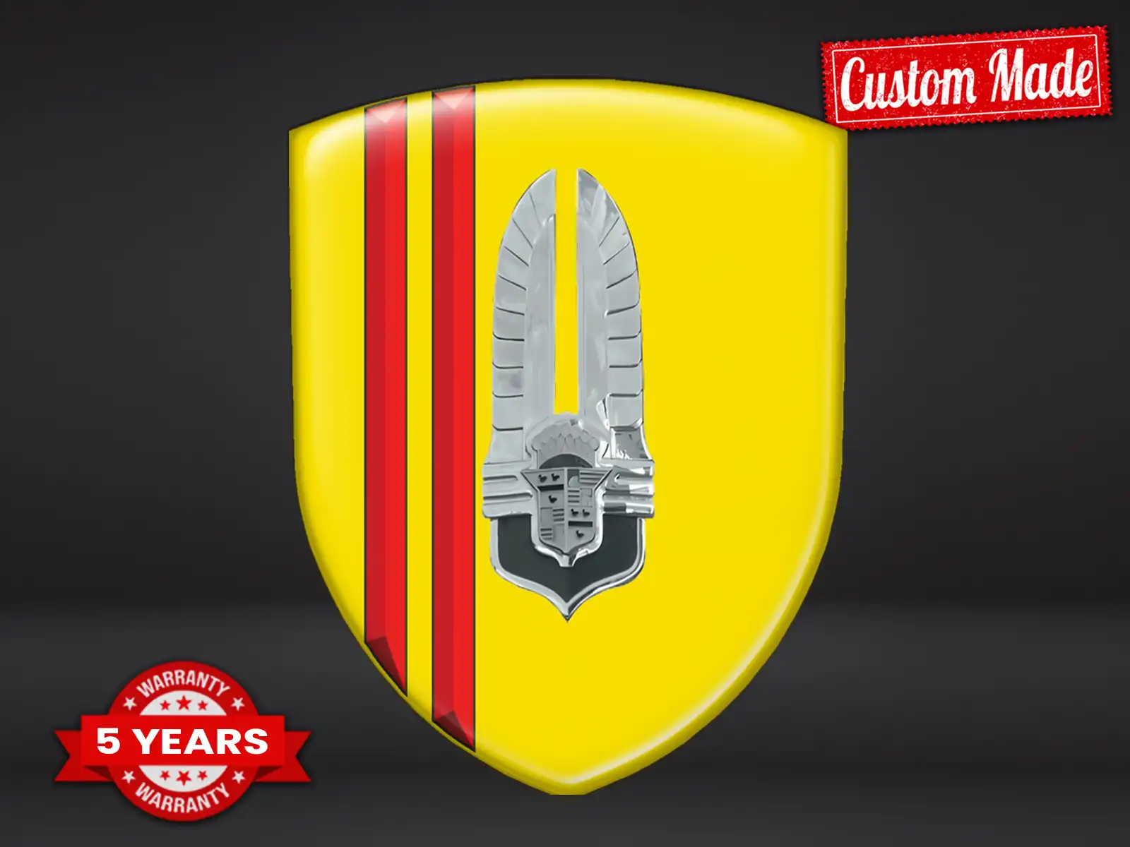 Cadillac Badges Résine Finition Qualité Voitures Bombées Chic
